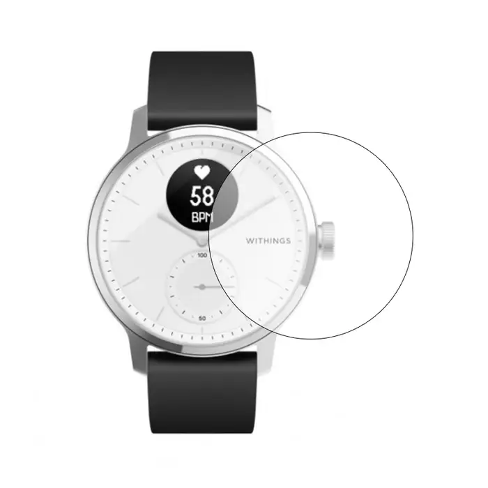 Film de protection souple pour Withings ScanWatch 2, 38mm 42mm/acier HR 36mm 40mm/Move/Light/Nova, p