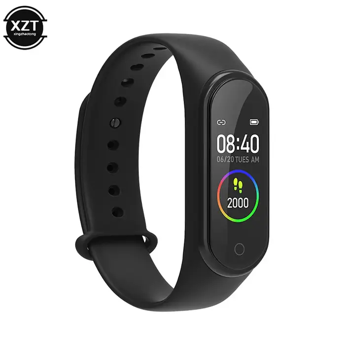 Montre intelligente Bracelet montre étanche pression artérielle moniteur de fréquence cardiaque Fitn