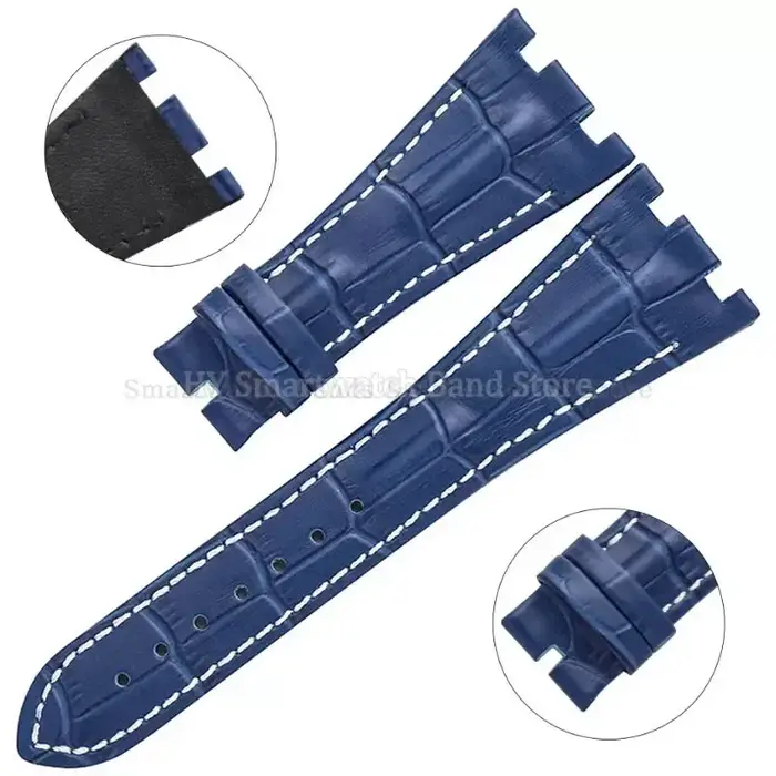 Bracelet de montre en cuir de 28mm
