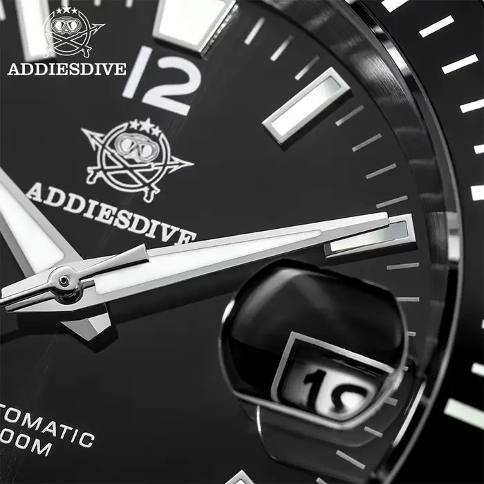 ADDIESDIVE nouvelle montre de plongée cadeau hommes 8215 automatique saphir AR revêtement verre céra