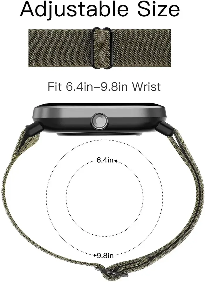 Bracelet de montre élastique en Nylon