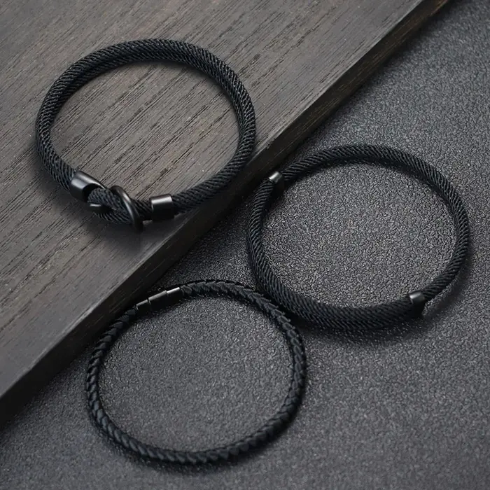Ensemble de bracelets porte-bonheur pour hommes