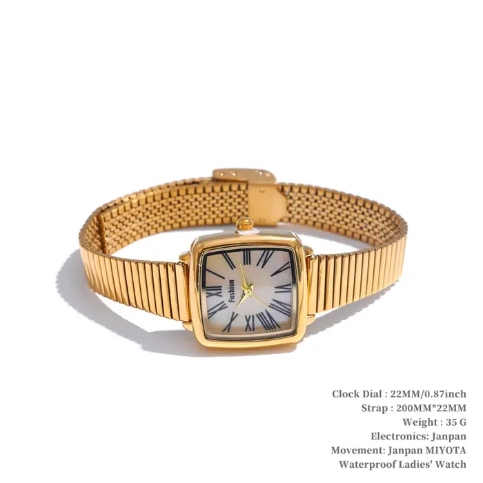 Yhpup – montre pour dames en acier inoxydable
