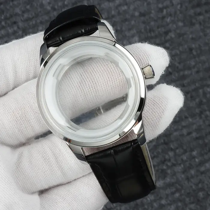 Boîtier de montre Cocktail Time en or rose/argent NH35 40 mm pour Seiko Mod Presage