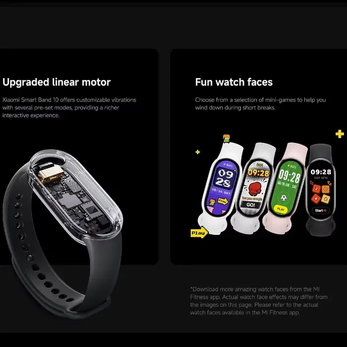 Xiaomi Mi Smart Band 10 Version mondiale 1.72 "AMOLED surveillance de la santé 21 jours batterie 5ATM étanche Smartwatch Bracelet de sport