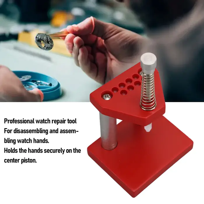 Outil de pressage de montre avec embouts fixes