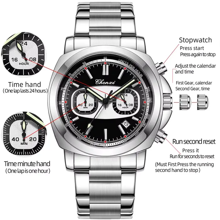 Montres CHENXI, mode décontractée