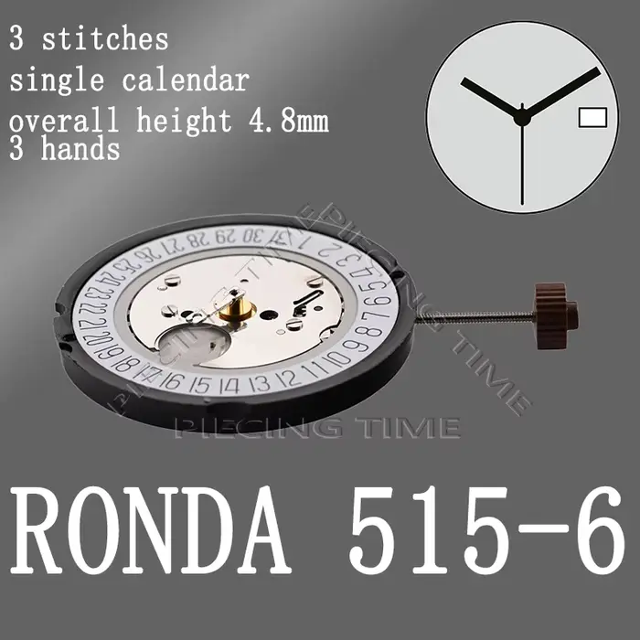 Ronda 515 mouvement Quartz