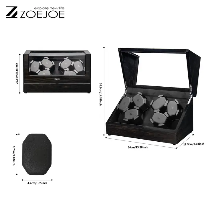 ZOEJOE 3/6 Remontoir de montre pour montres automatiques