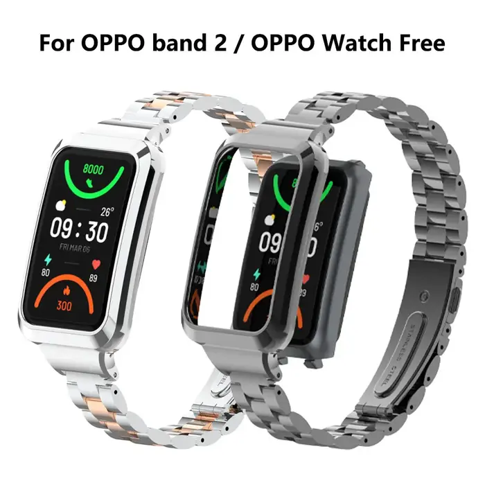 Bracelet en métal de luxe pour Oppo Band 2