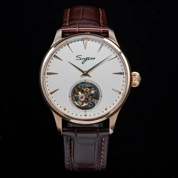 Sugess-Montre Tourbillon Master Tianjin Movement ST8000 pour homme