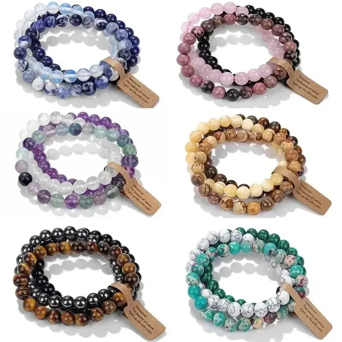 Bracelet semi-précieux pour femmes