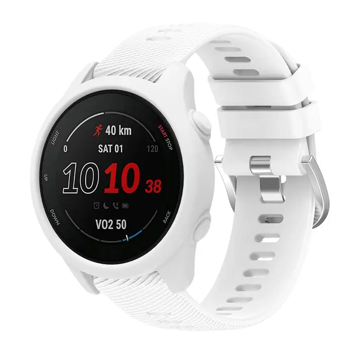 Bracelet en Silicone + étui de protection pour bracelet de montre de remplacement Garmin Forerunner 255 265