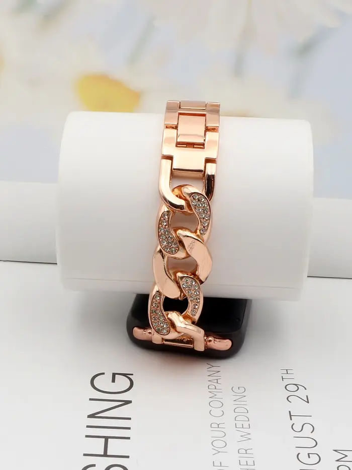 Bracelet de montre pour Xiaomi Smart Band 9 Pro/ 8 Pro/ 10 Pro/ Redmi Watch 6/5/4, bracelet pour femmes, réglable, bijoux brillants