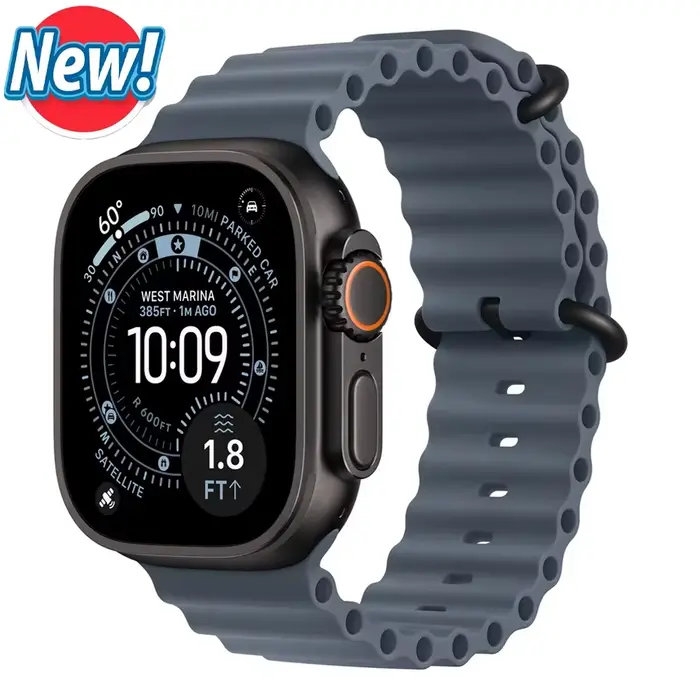 Bracelet océan officiel pour Bracelets de montre Apple Ultra 3 2 49mm 46mm 44mm 40mm 41mm 42mm 45mm