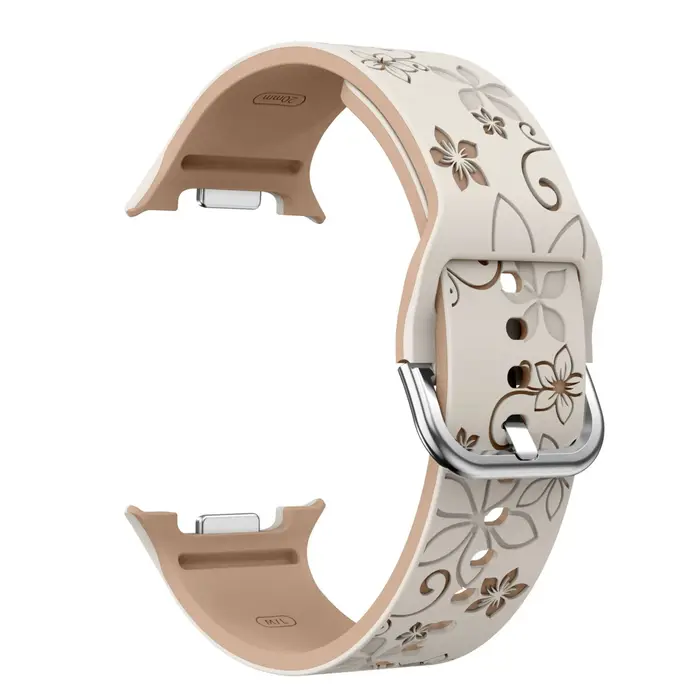 Bracelet classique en Silicone gravé pour Samsung Galaxy Watch 8/8