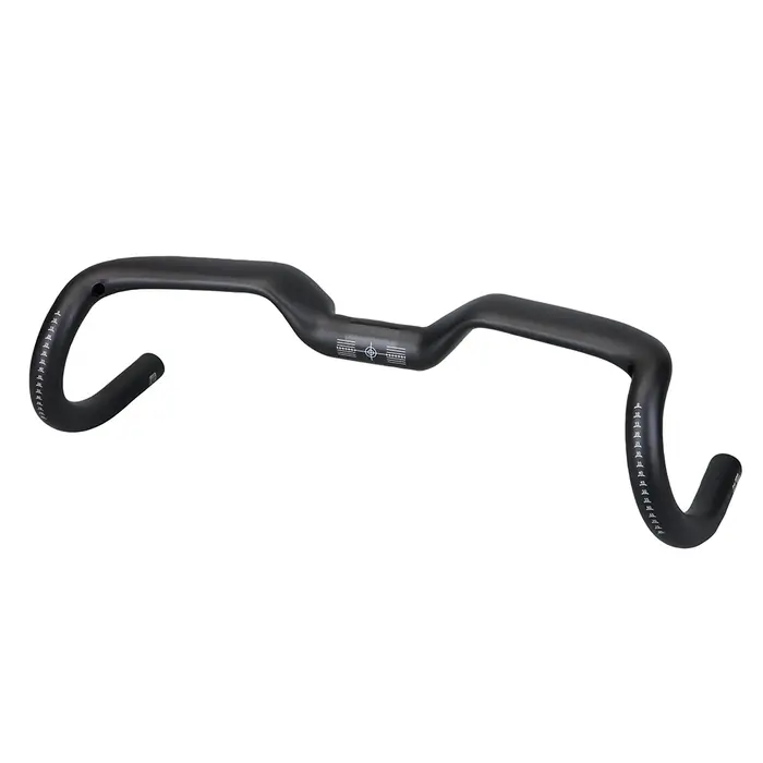 2024 nouveau gravier 14 degrés poignée de vélo en fibre de carbone T1000 guidon