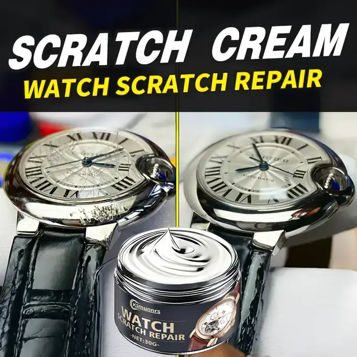 Pâte de polissage pour montres : élimination des rayures du bracelet/écran