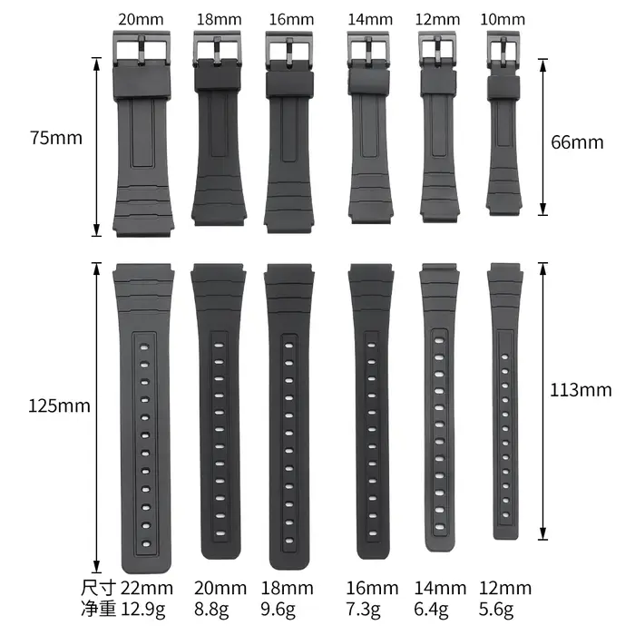 Bracelet de remplacement pour montre Casio