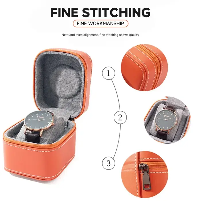 Étui à montre unique en cuir PU