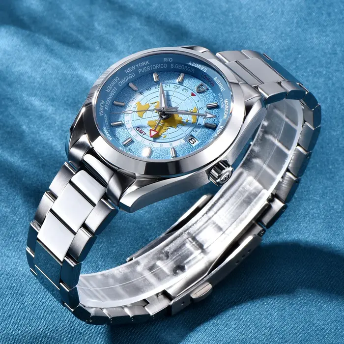 2026 PAGANI DESIGN heure mondiale GMT Zone carte montres pour hommes montre automatique