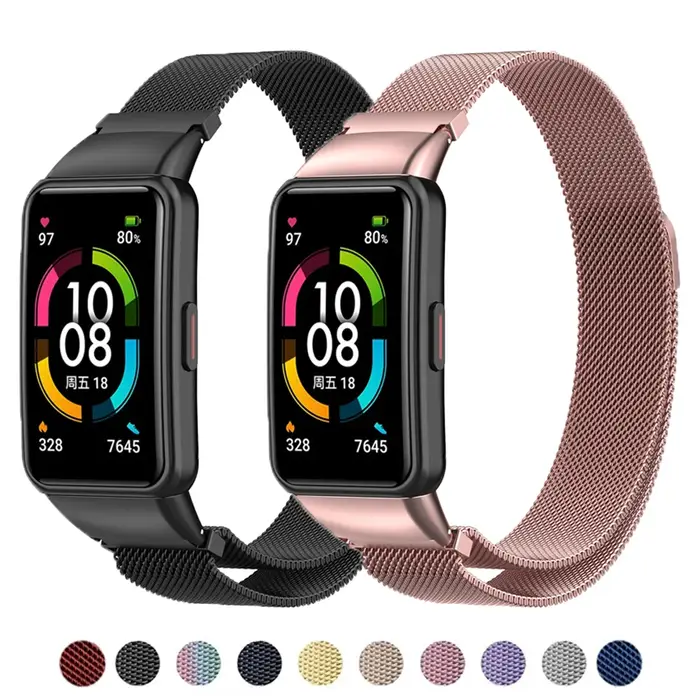 Bracelet à boucle magnétique pour Huawei Band 6/6 Pro/7/8