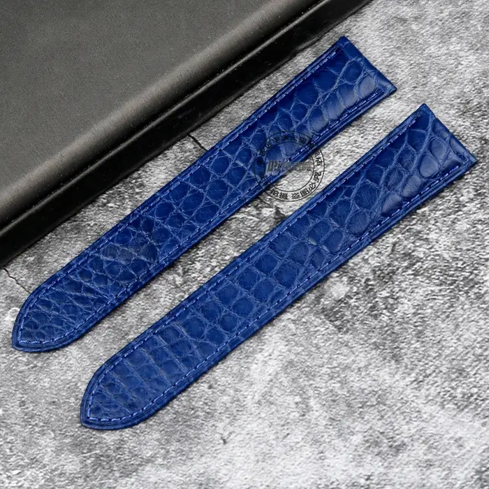 Bracelet de montre en cuir Crocodile pour voitures