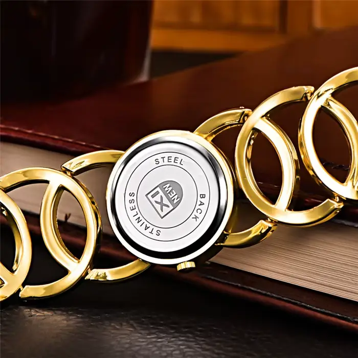 Femmes grande marque originale XINEW 6438 montres dames décontracté doré luxe Quartz Bracelets montre Relogios Feminino mode 2024