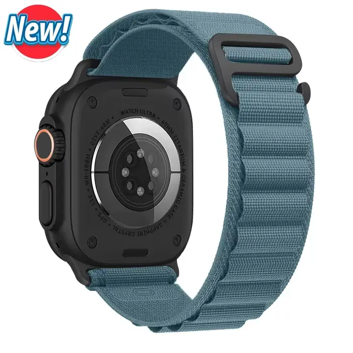 Bucle alpine pour Apple Watch ultra 3 2 bandes 49mm 44mm 40mm 41mm 45mm 42mm 46mm bracelet correa iWatch série 9 8 7 SE