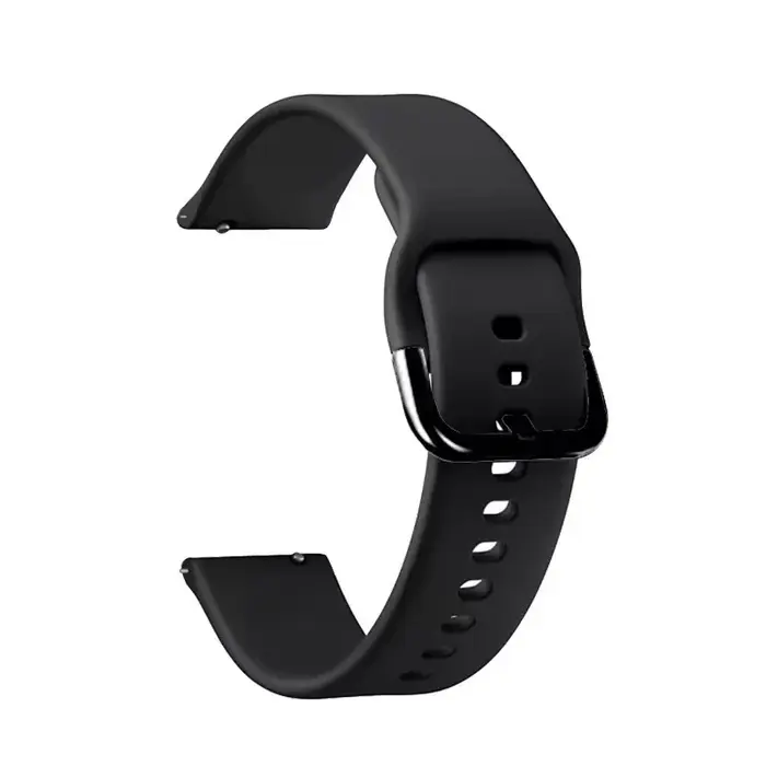 Pour Samsung Galaxy Active 2 40mm 44mm Bracelet de montre intelligente Silicone 20mm Bracelet de Spo
