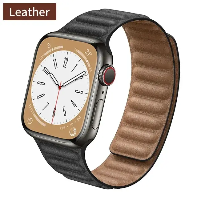 Lien en cuir pour bracelets de montre Apple Ultra2 49mm