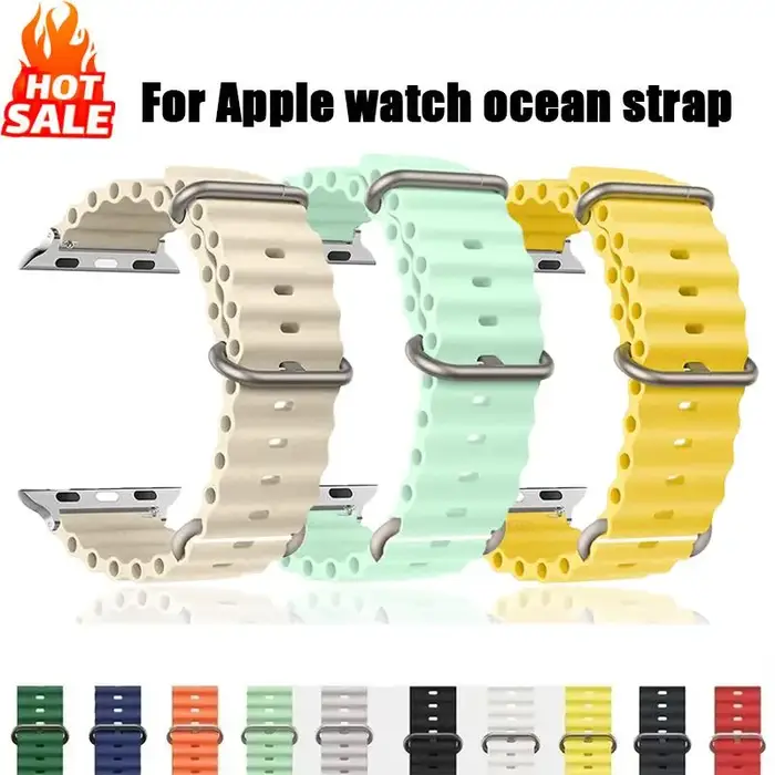 Bracelet océan pour Apple watch Ultra 2 49mm 45mm 44mm 42mm 38mm 40mm 41mm