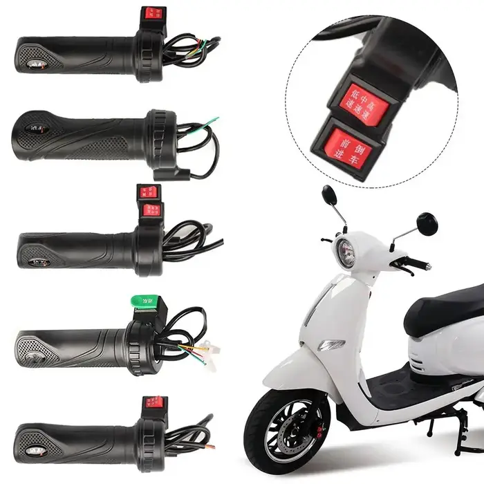 Guidon d'accélérateur pour vélo électrique, poignée d'accélérateur torsadée, accessoires de vélo éle