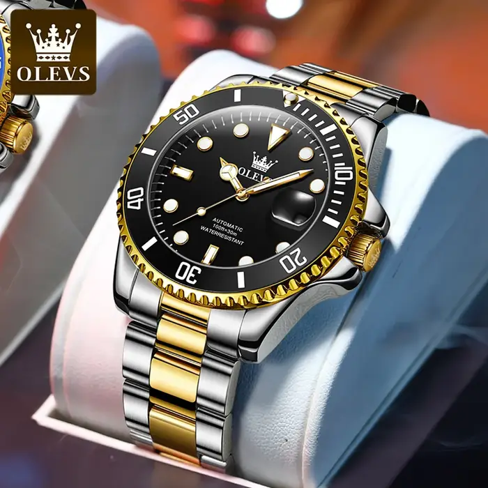 OLEVS 6650 hommes montre classique Original automatique