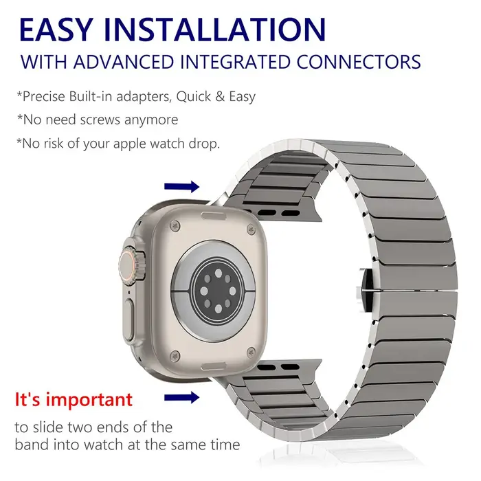 Bracelet en métal pour Apple Watch