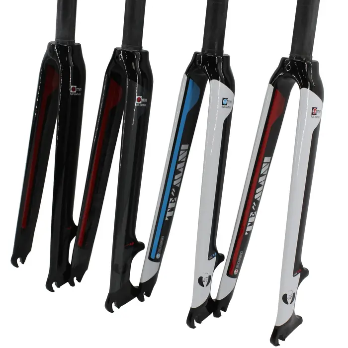 TEMANI-Fourche avant de vélo de course en fibre de carbone 3K, 700C, frein à disque, 4 couleurs