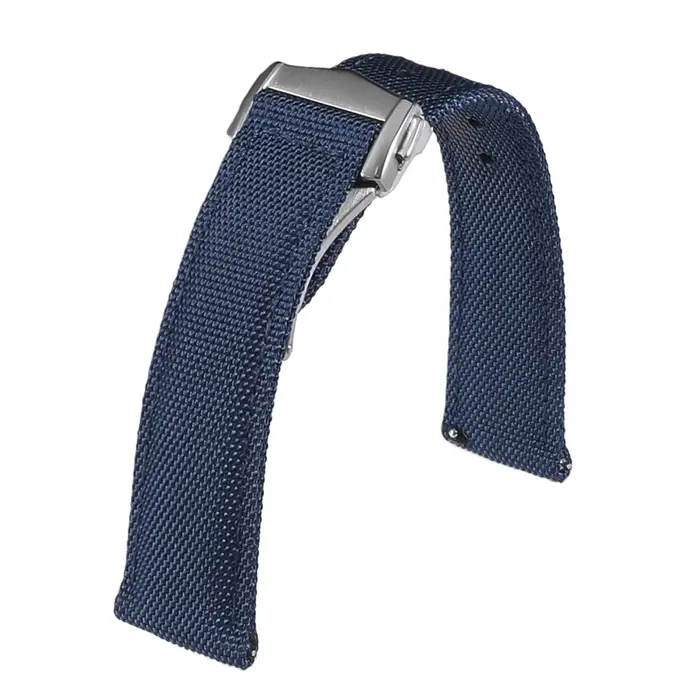 Bracelet de montre en tissu voile déployant 20mm 22mm