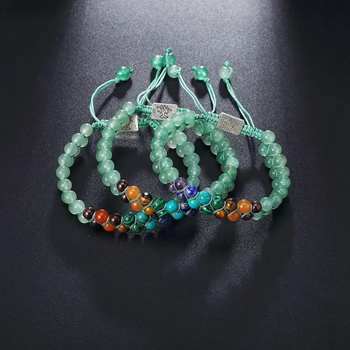 Bracelet de méditation yoga à 7 chakras