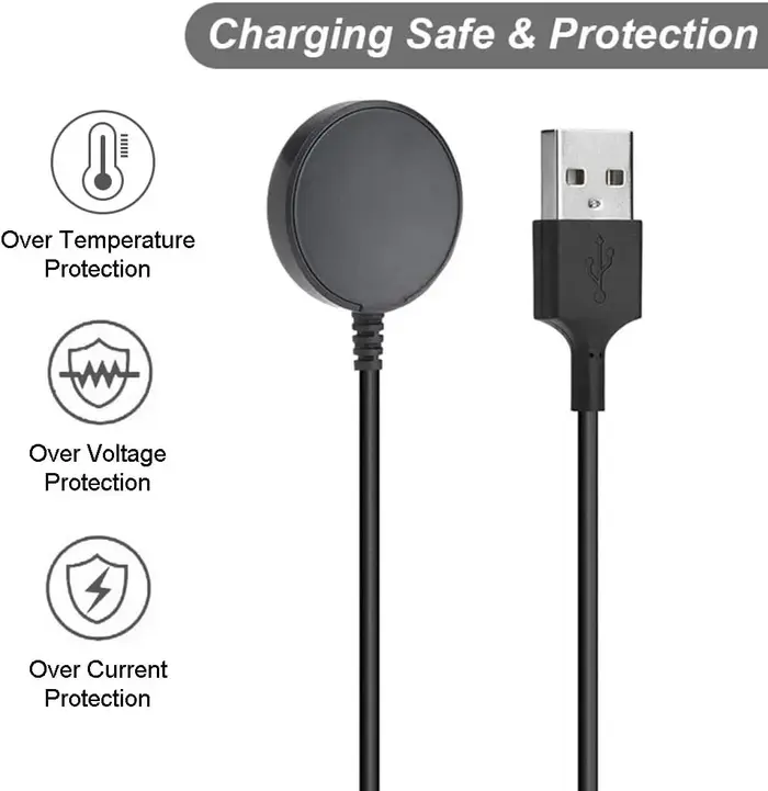 Chargeur de remplacement USB-C Type C pour montre connectée Samsung Galaxy Watch 8/7/6/6 Classic/5/5 Pro/4/4 Classic/Active