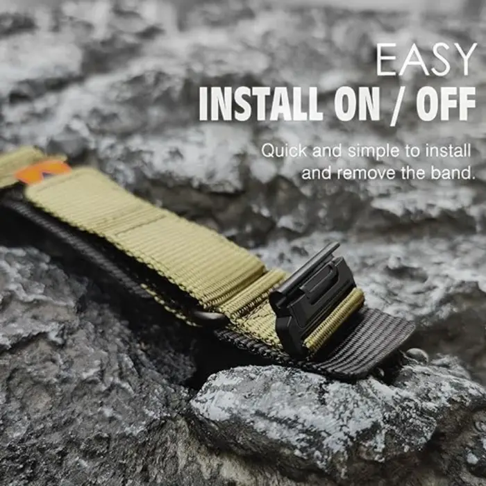 Garmin-Bracelet de montre à boucle en nylon