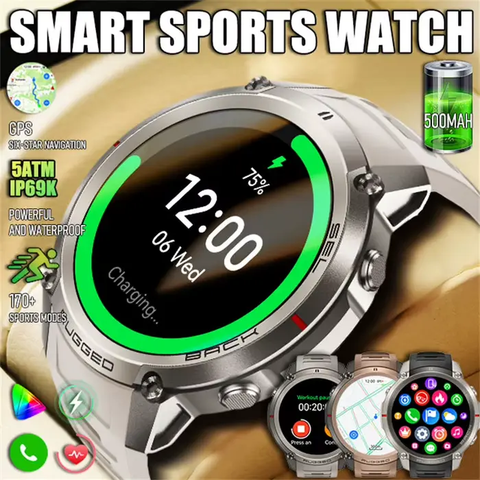 Nouvelle montre connectée GPS 2026 avec écran 1