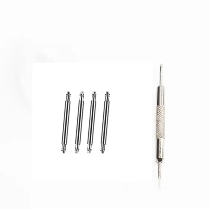 Kit d'outils de démontage de maillons de montre avec outil de barre à ressort et broches