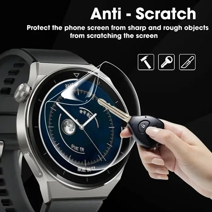 Protecteur d'écran pour montre ronde