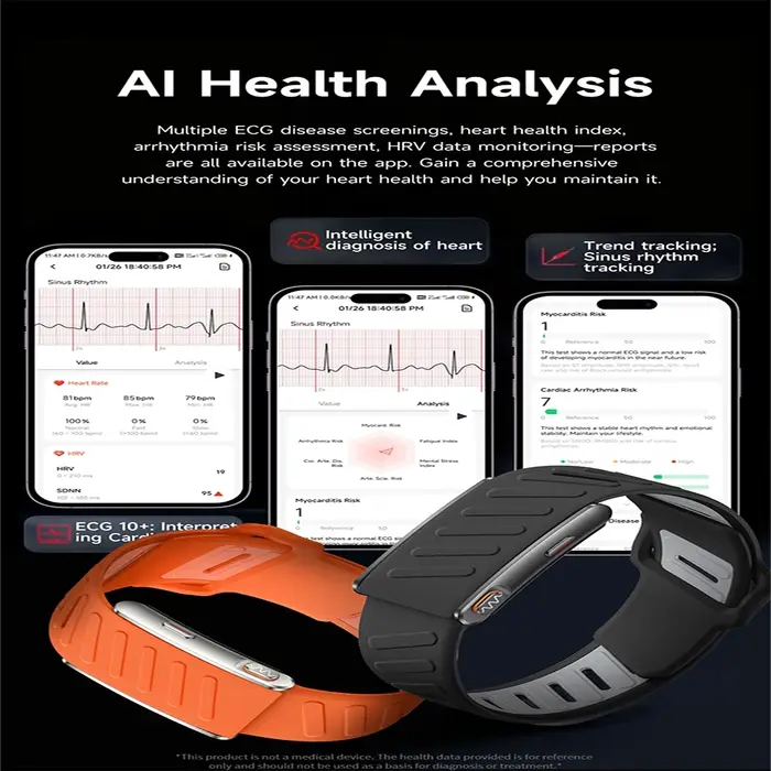 Nouvelle Montre Connectée ECG Santé 2026 pour Hommes et Femmes : Analyse de la Composition Sanguine