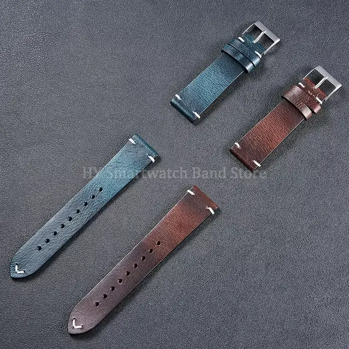 Bracelet de montre en cuir pour hommes