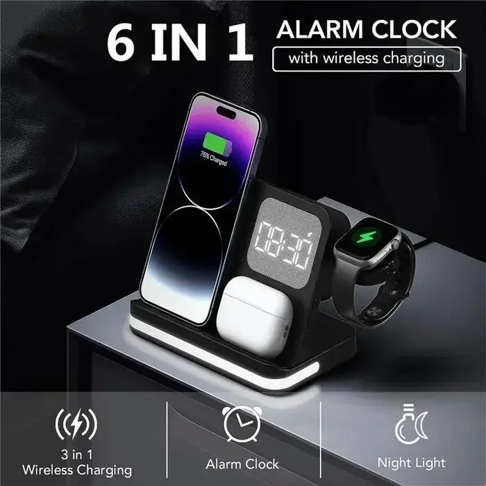 Support de chargeur sans fil 6 en 1