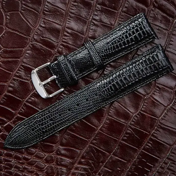 Bracelet de montre en cuir Texture lézard