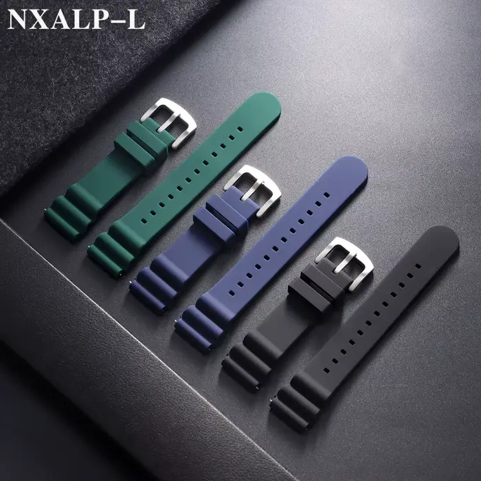 Bracelet de montre en Silicone pour hommes
