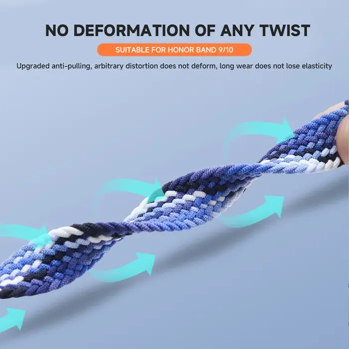 Bracelet Solo en Nylon élastique pour Honor Band 10