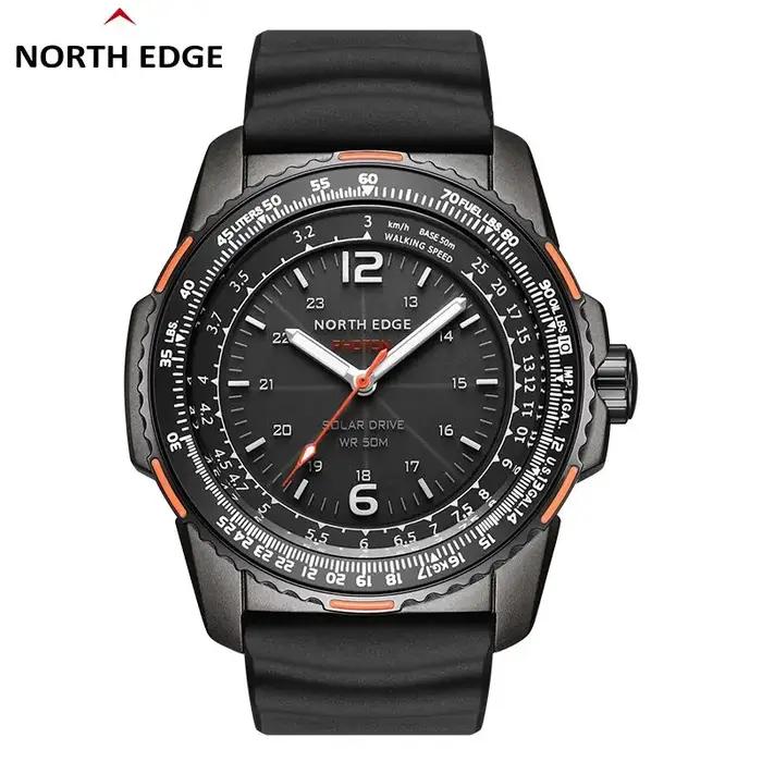 NORTH EDGE EVOQUE 2 montre militaire numérique pour hommes étanche 50M montres de Sport pour hommes